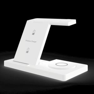 Quality Foldable Wireless Charging Station for Smartphones Earbuds Watches 3W Watch Charging 15W Phone Output Custom wholesale