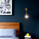 Nordic Simple Metal Crystal Wall Lamp For Living Room Bedroom Beside Aisle