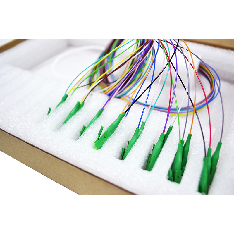 FTTH Fiber Optic PLC Splitter G652D 3.0mm Cable Plc Lose Tube 1x2 1x4