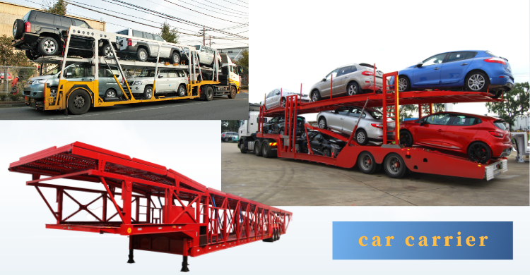 Car Carrier Transport Semi Trailer Car Trailer As Customer's Requirements