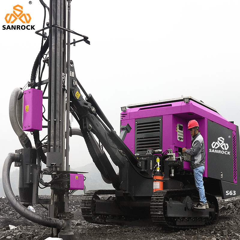 Integrated Surface Drilling Machine Mining Hydraulic Blast Hole DTH Drilling Rig 30m