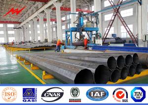 Quality 35 Feet Steel Power Pole Grade One Protect Level Galvanization Electrical Steel Pole wholesale