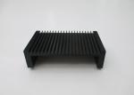 Black Anodized Aluminium Heat Sink Profiles , Extruded Aluminum Heatsink