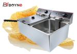 Fried Chicken Fryer Double Oil Tank Heavy Duty Restaurant Equipments