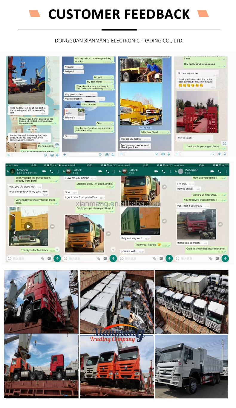 Second Hand 6*4 10 Wheeler 400HP Howo NX Horse Tractor Trucks With Manual Window WEICHAI Engine