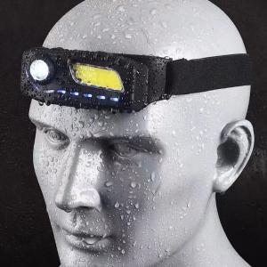 Quality TPU Headlamp Work Light Battery Powered 100-500 Meters 13-15 Hours Lighting Time wholesale