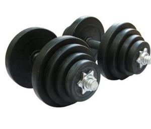 Quality Commercial Use Rubber Coated Dumbbell10kg 15kg 20kg 25kg 30kg wholesale