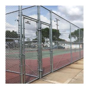 Quality Modern Stylish 6ft x 10ft Hot Dipped Galvanized Steel 9 Gauge Chain Link Fence Fabric wholesale