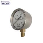 63mm 100mm 150mm Capsule Pressure Gauge With Black Steel Or Stainless Steel Case