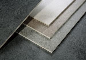 Quality 300x300 Mm Size Non Slip Glazed Ceramic Tile For Living Room Waterproof Black Color wholesale