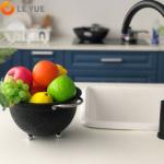 Handheld Rustproof 0.5kg Steel Fruit Basket Powder Coating