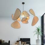 Rural Hand Made Rattan Pendant lights Southeast Asia Suspension Screen Cannage