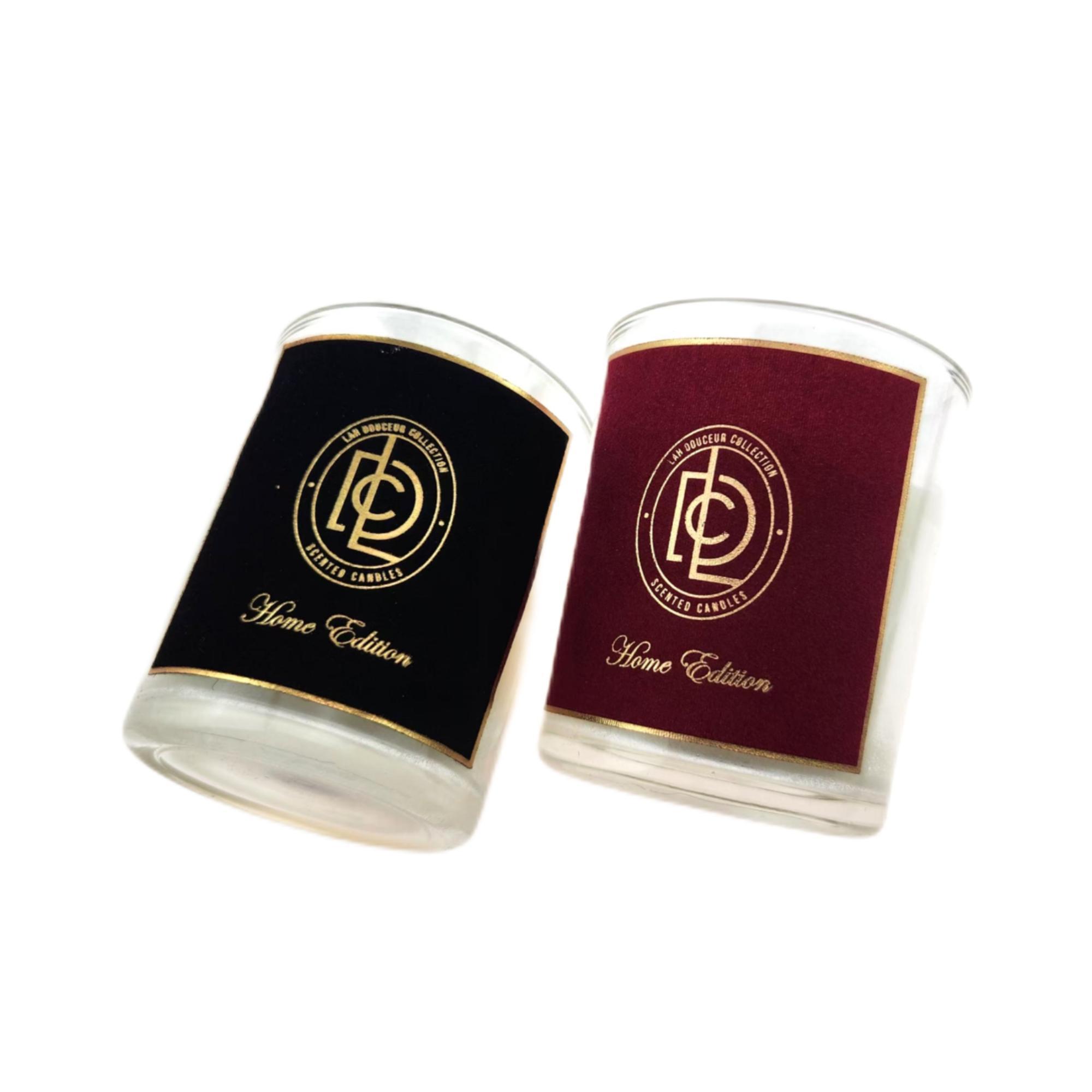 Gold Hot-pressed Embossed Velvet Flocking Adhesive Sticker, Suitable for Candles, Perfume