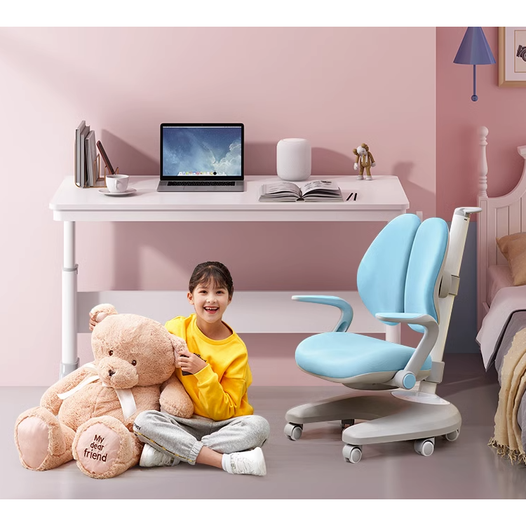 Modern Design Adjustable Height Study Table for Small Computer in Library Boardroom