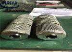 High Dirt Holding 30Mpa Stainless Steel Filter Element Pleated Cartridge