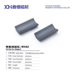 Quality Automotive Motor Ferrite Magnet For Window Lifter ISO9001 Certified W092 wholesale