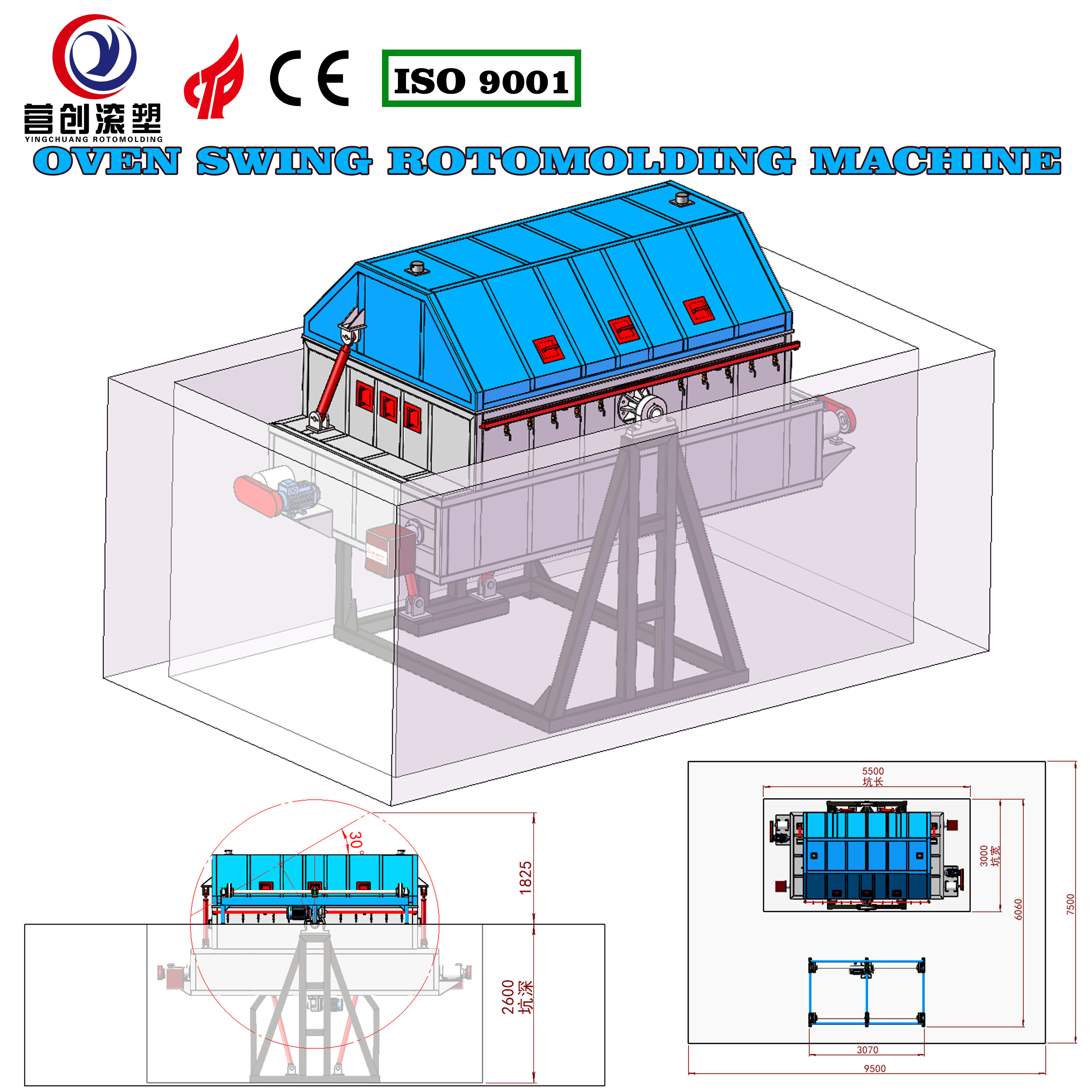 Durable Industrial Produce Water Tank Making Machine Automated