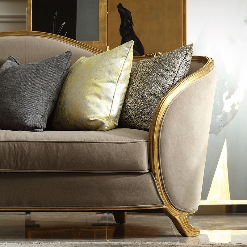 French Antique Hotel Lobby Furniture Office Room Sofa Sets