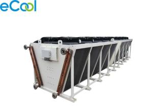 Quality V - Shaped Air Cooled Condenser , High Efficiency Cold Storage Refrigeration Equipment wholesale