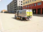 2CBM Mini Street Sweeper Truck , Street Washing Truck Stainless Steel 304