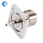 50ohm Pannel mount F-type female connector CNC Hardware Parts