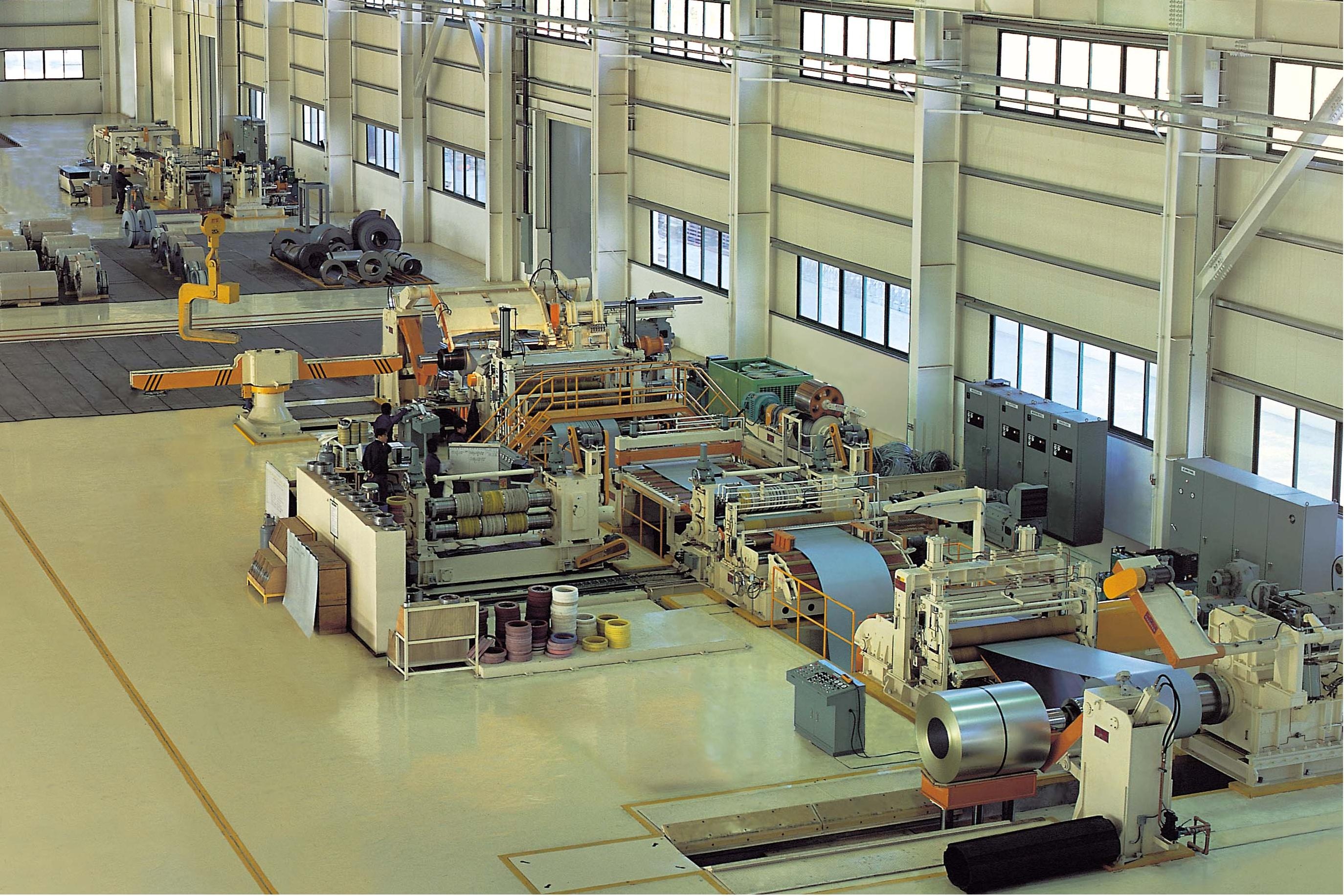 28 T Coil Weight Steel Coil Slitting Line with Uncoiling Leveling Shearing Machine