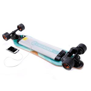 Quality Safe Four Wheel Electric Skateboard , Motorized Skateboard With Remote Control wholesale