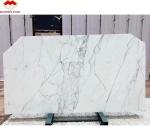 Polished Natural Statuario White Marble Big Slab for Italian Flooring and Wall