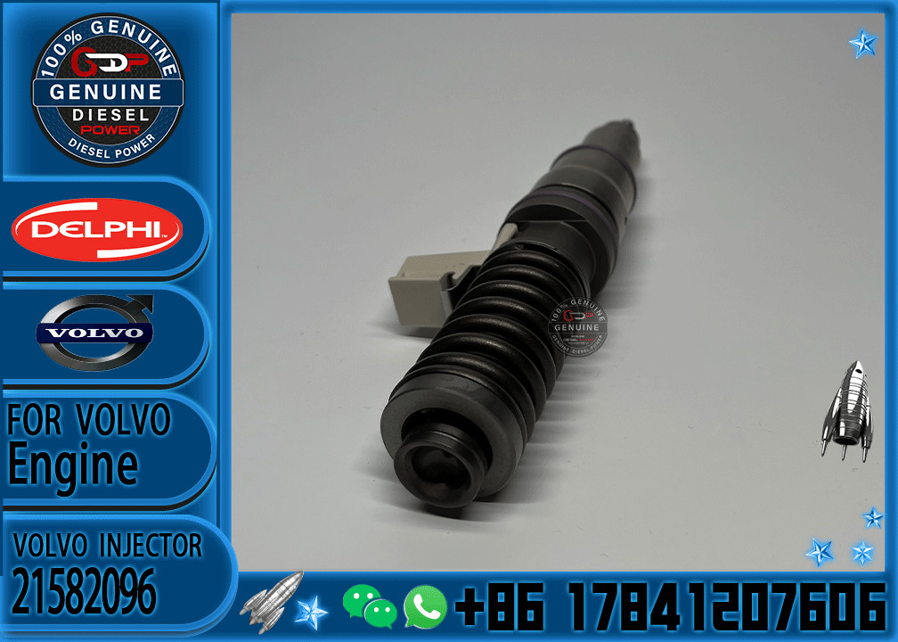 For Volvo FH12 FM12 D12D diesel injector common rail injector 20430583 21582096 20430583 BEBE4C00001