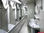 Temporary Construction Mobile Modular Container Toilet 60mm EPS Panel