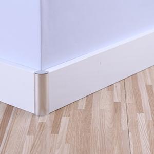 Quality 60mm Wooden Decorative Skirting Board Aluminium For Kitchen Corner wholesale