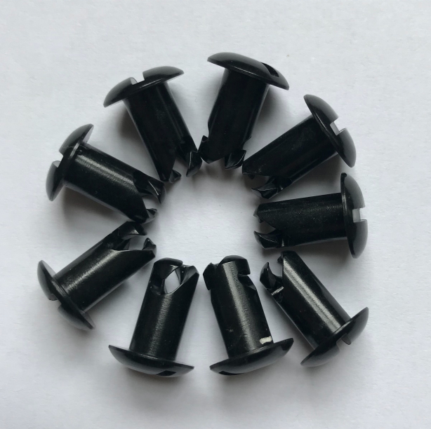 Black Aluminum Sprint Car DZUS Fasteners 5/16 x 0.500 Inch Quarter Turn DZUS Button for Race Car Part Replacement