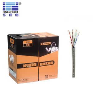 Quality 1000ft 24awg 0.51mm Cat5e Utp Cable OFC HDPE Insulation Double Shielded Networking Cable wholesale