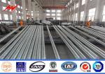 11KV 33KV Octagonal Steel Transmission Tubular Pole With FIberglass Protection