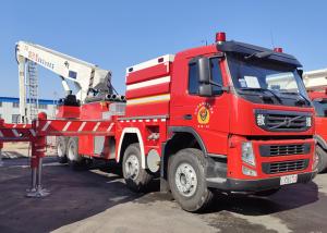 Quality H Outrigger 32 Meters Aerial Ladder Fire Truck Platform 250kw 6x4 Drive wholesale