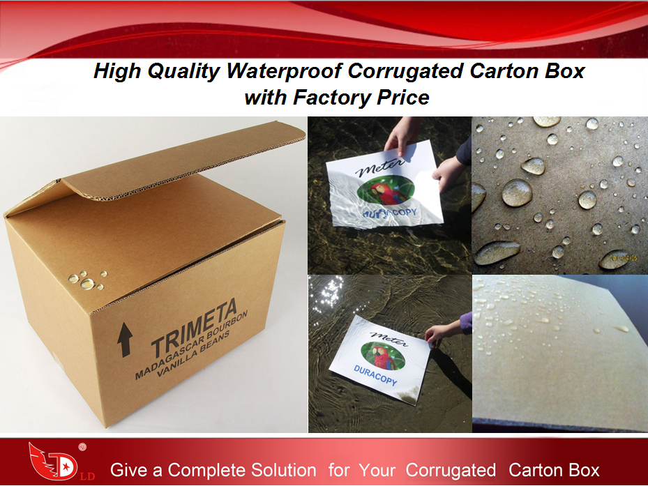 High Quality Waterproof Corrugated Carton Box with Factory Price