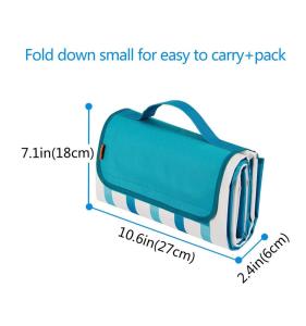 Quality Extra Large Foldable Packable Picnic Blanket 200 x 200cm wholesale