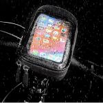 Bike Phone Mount Bag Bike Front Frame Handlebar Bag Waterproof Bike Phone Holder