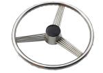 13.5" Boat Steering Wheel , Highly Polished Stainless Boat Steering Wheel