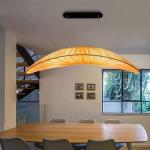 Minimalist Cloth Led Pendant Lights Designer Sailboat Ceiling Hanging Lamps(WH