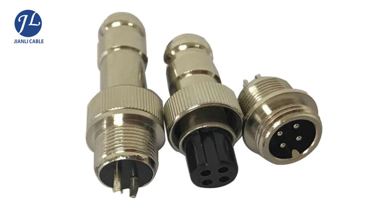 Pure Copper 4 Pin Aviation Extension Cable GX12 Camera Rear System