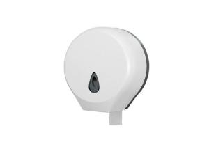 Quality Bathroom Round Jumbo Roll Tissue Dispenser Durable High Impact Rigid Construction wholesale