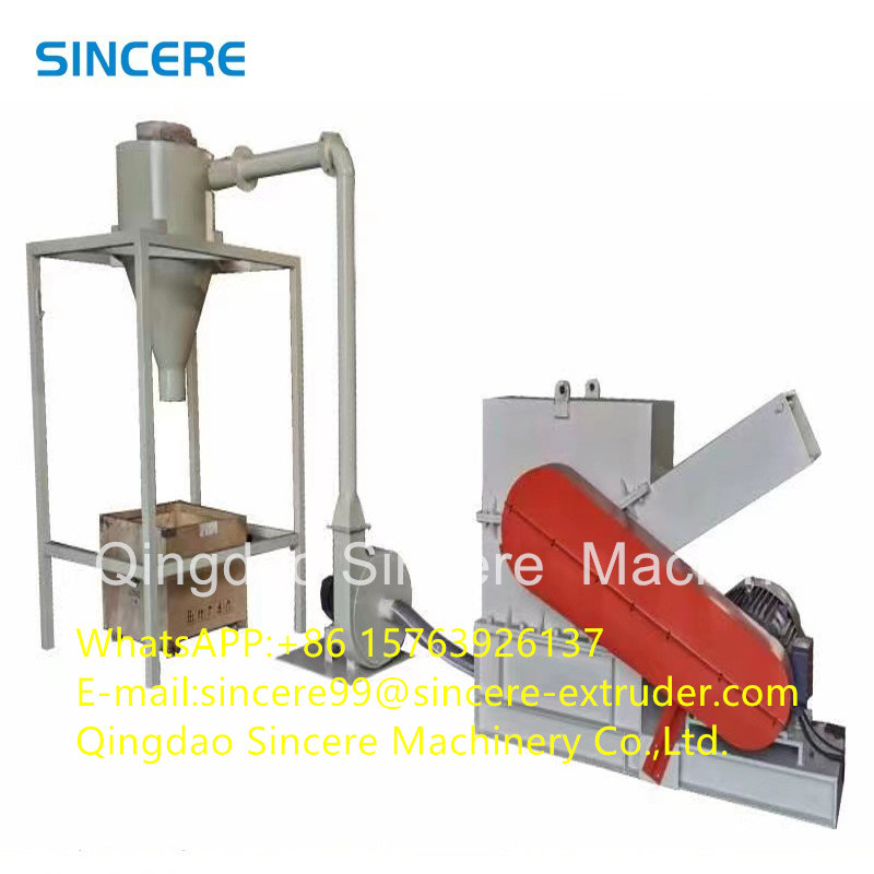 Waste Plastic Pipe Shredder Machine For PP / PE / HDPE / LDPE / PVC