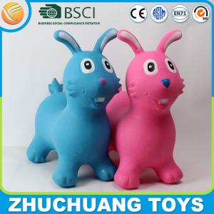 Quality kids plastic cartoon jumping rabbit wholesale