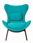Noble designed hotel lobby furniture commercial leather covered leisure chair
