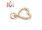 Antifatigue Zinc Alloy Heart Shaped Keychain Personalized