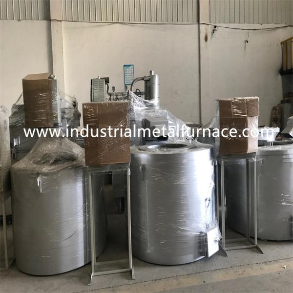 500kg/H 1000KG Tilting Industrial Metal Melting Furnace Aluminum Melting