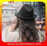 5780351 Sun Accessory customized winner fashion 100% wool felt fedora hats,