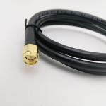 2.4 Ghz Mobile Radio Antenna Extension Cable Wifi Crimped TNC Male To SMA Male