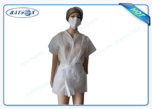 Quality 100% PP , SMS Non Woven Fabric Sterile Disposable Surgical Gown Sauna Dress wholesale
